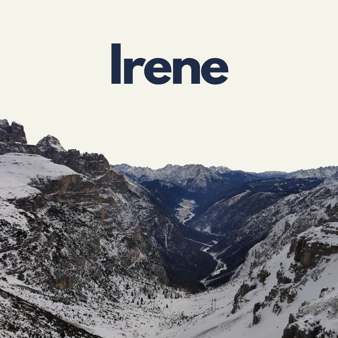 Irene, la montagna dentro.
